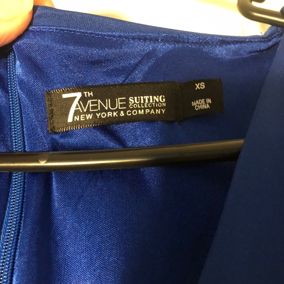 7th avenue new york and company color block dress - Picture 2 of 3